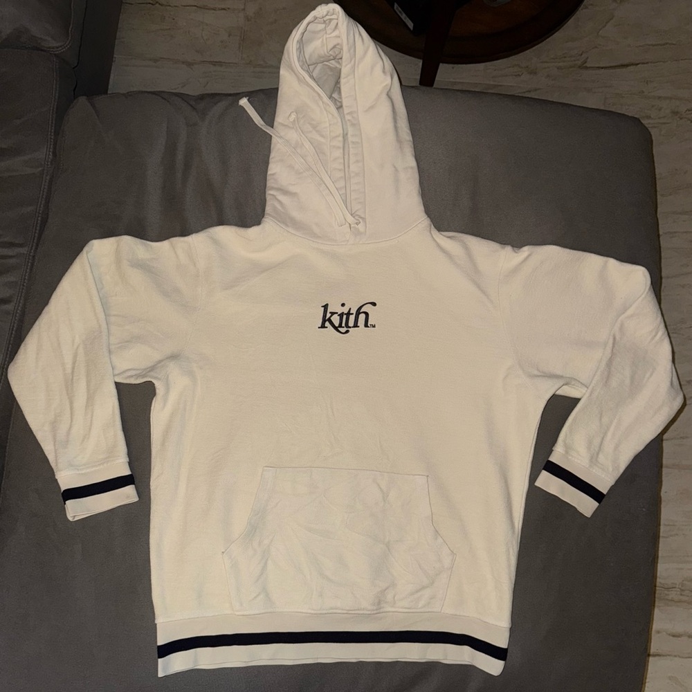 Kith Cream Sweatshirt with Black Logo